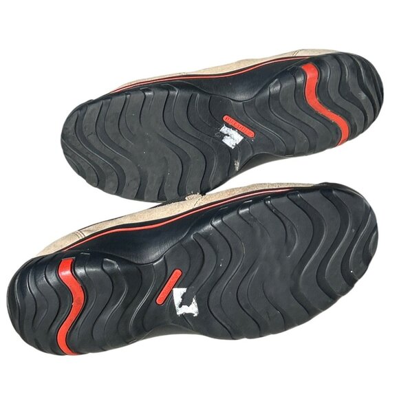 Lands End Womens Suede Zip-Up Casual Walking Shoes Size 7.5 B Beige & Black - Picture 4 of 6